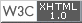 Valid XHTML 1.0 Strict